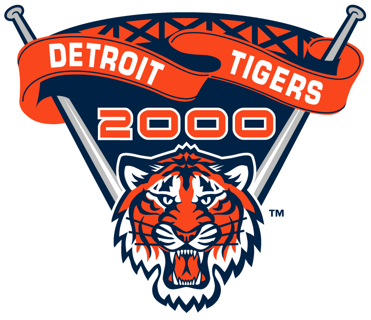 Detroit Tigers 2000 Stadium Logo t shirts iron on transfers